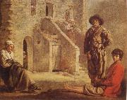 Louis Le Nain, Peasants at their Cottage Door